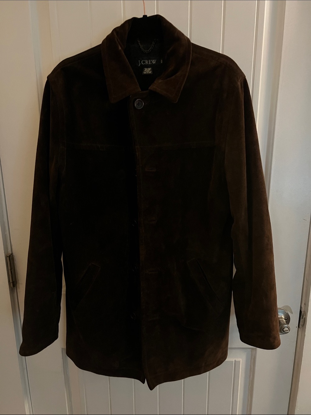 J. Crew Dark Brown Suede Lightweight Shirt Jacket